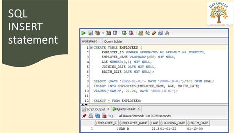 insert query in sql sql insert statement in oracle