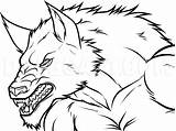 Werewolf Dragoart sketch template