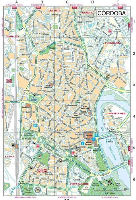 cordoba street map