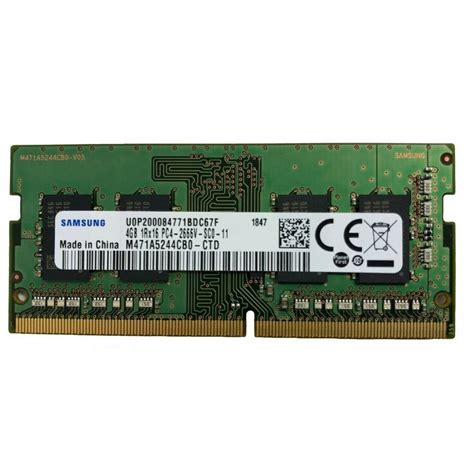 Malaysia Samsung 4gb Ddr4 2666mhz Sodimm Laptop Memory Ram M471a5244cb0 Ctd