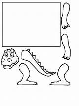 Colorat Decupat Coccodrillo Planse Copii Desene Dinozaur Hartie Crocodiles Briconounou Plansa Fata Copilul Dltk Varietate Gaseasca Astfel Copiii Preferate Isi sketch template