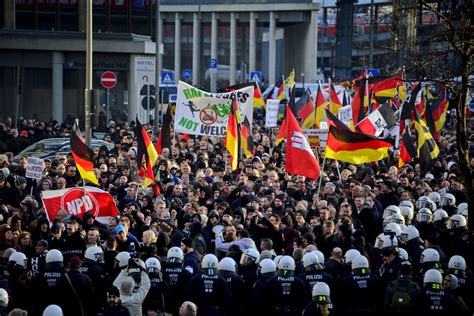 wing protests  germany  aftermath  assaults turn violent