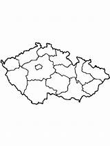 Republic Kolorowanka Mapa Czeskiej Republiki Irlandii Ladnekolorowanki Coloringpage Tsjechie Category sketch template