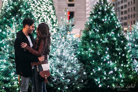 Christmas Engagement Photos In New York Popsugar Love And Sex Photo 4