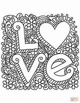 Coloring Pages Printable Heart Adults Supercoloring Quotes Drawing Categories sketch template