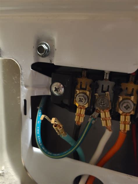 [solved] Ground Wire Not Long Enough In 4 Prong Dryer Cord ~ Home