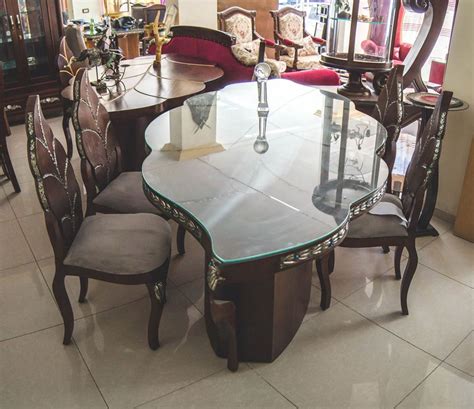 unique tables  brighten  dining room chairs  set