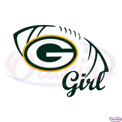 Green Bay Packers Girl Svg Digital File Green Bay Packers Svg