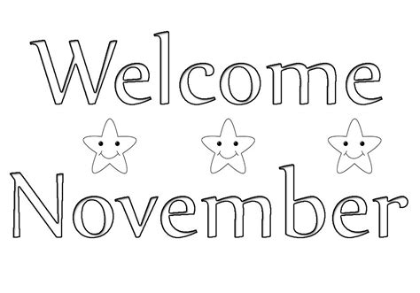 november coloring pages november pictures november images