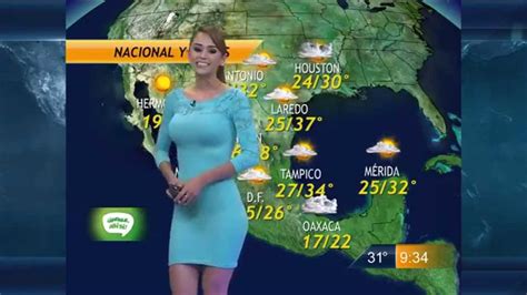 Yanet Garcia Sexy Weather Reporter From Mexico Youtube