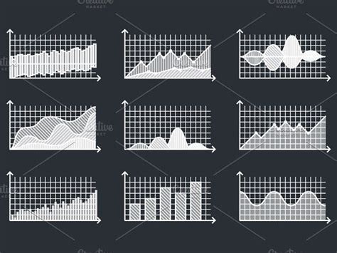 outline graphs  charts graphing chart design outline