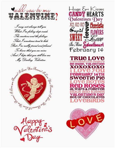 nook vintage printable valentine card
