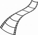 Film Strip Movie Clip Reel Drawing Clipart Cinema Vector Pixabay Template Coloring Getdrawings sketch template