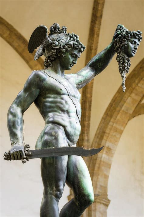 Perseus And Medusa Statue At Loggia Dei Photograph By Russ