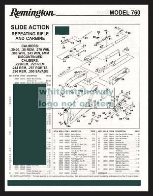 remington   action repeating rifle carbine schematic parts list ebay