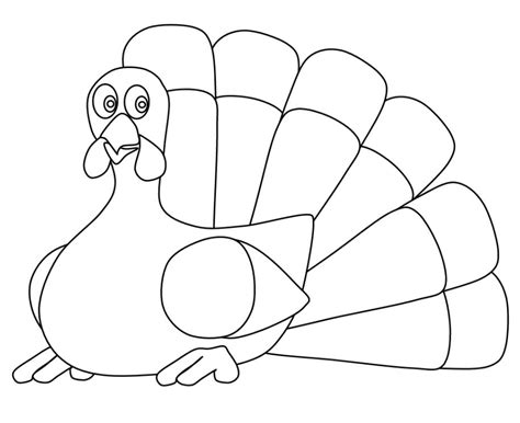 printable turkey coloring pages  printable templates