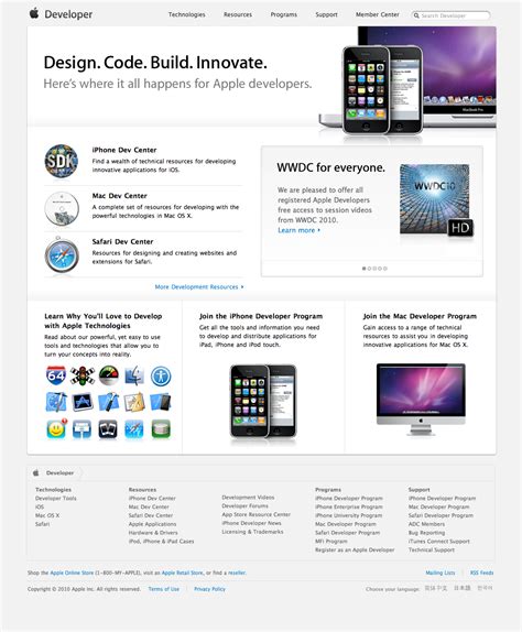 apple developer  development coding innovation