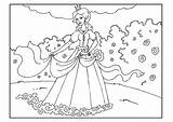 Prinzessin Malvorlage Principessa Prinses Ausmalbild Kleurplaten sketch template