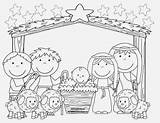Colorir Presepio Nativity 출처 크리스마스 sketch template