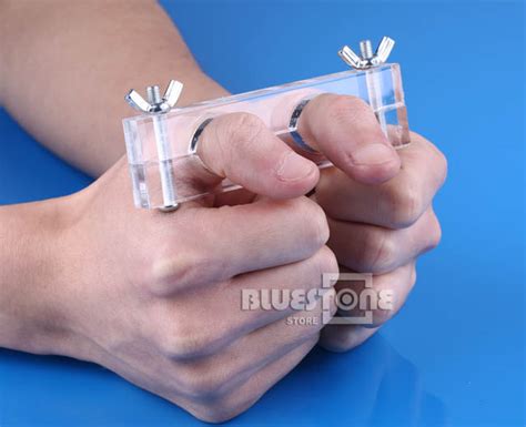 new close up street stage magic trick thumb escape fingers lock gimmick