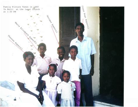 georges family picture haitian foundation  neglected children