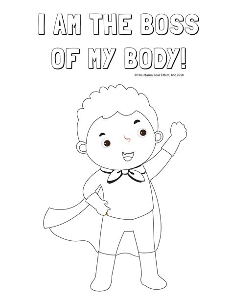 body preschool coloring pages coloring pages