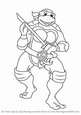 Ninja Leonardo Turtles sketch template