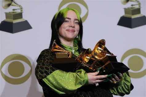 billie eilish  grammys history wins top  prizes south china morning post