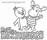 Coloring Backyardigans Pages Books Printable sketch template