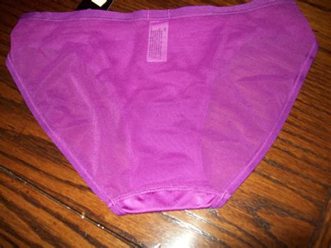 Nwt Wacoal Satin And Mesh Bikini Panties 843151 523 Purple S L Ebay