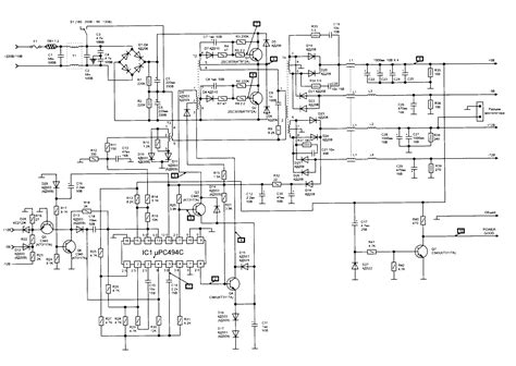 atx power supply schematic diagram wiring diagram