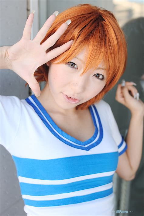 cosplay nami one piece one piece orange hair shiriru tshirt