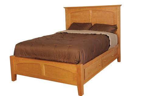 shaker bed amish furniture designed