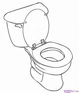 Toilet Drawing Potty Draw Clip Training Coloring Pages Girl Choose Board sketch template