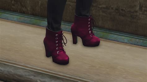 high heels boots  mp female  gta  mod