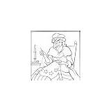 Betsy Ross Flag American Coloring First Kids sketch template