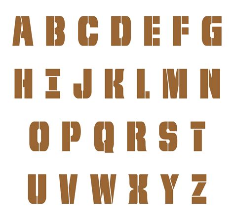 printable large alphabet