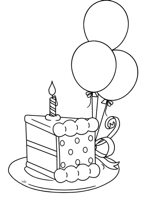 happy birthday unicorn cake coloring pages coloring pages ideas