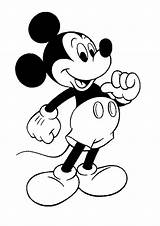 Mickey Mouse Coloring Pages Print Color Kids sketch template