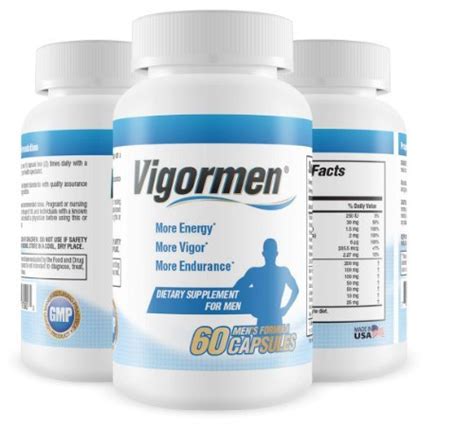 Vigormen Male Enhancement Supplement Sexual Energy Stamina Vigor And Libido