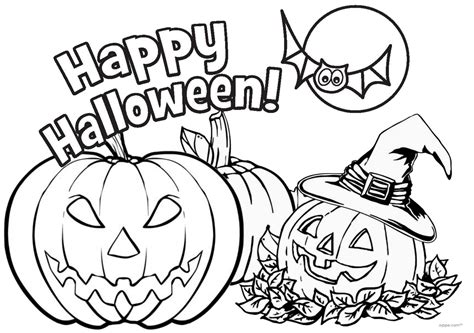 jack  lantern pumpkins halloween  printable coloring pages