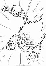 Dragon Ball Coloring Pages Animated sketch template