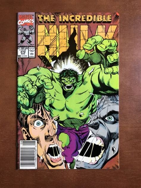 The Incredible Hulk 372 Aug 1990 Marvel For Sale Online Ebay