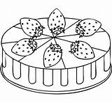 Coloring Pages Cake Simple Children Strawberry Kids Color Bryan Print Colering Cakes Luke Printable Food Coloringkidz Colouring Books Easy Cool sketch template