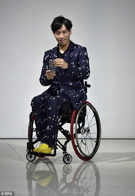 disabled models take to the catwalk in wheelchairs in tokyo daily