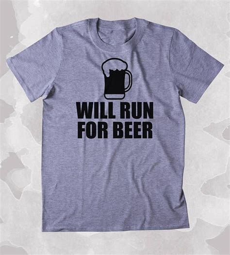 will run for beer shirt funny hashing running work out runner t shirt