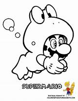 Coloring Mario Pages Super Bunny Choose Board sketch template