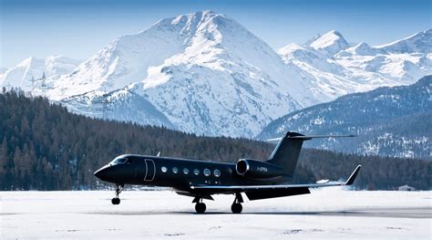 black private jet avico