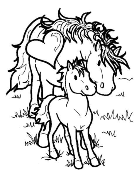 horses  son coloring pages  kids dt printable horses