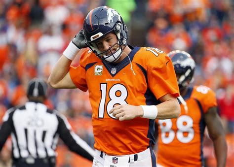 peyton manning sets passing yards record then gets benched the